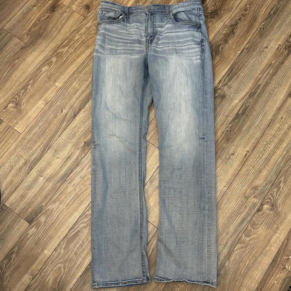 BKE Jeans Mens 36x36 ( 34x34) Tyler Straight Buckle Cowboy Western Rodeo Ranch